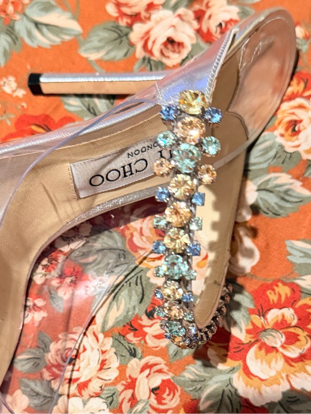 Jimmy Choo
PVC Crystal Embellishments Mules - Picture 4 of 6